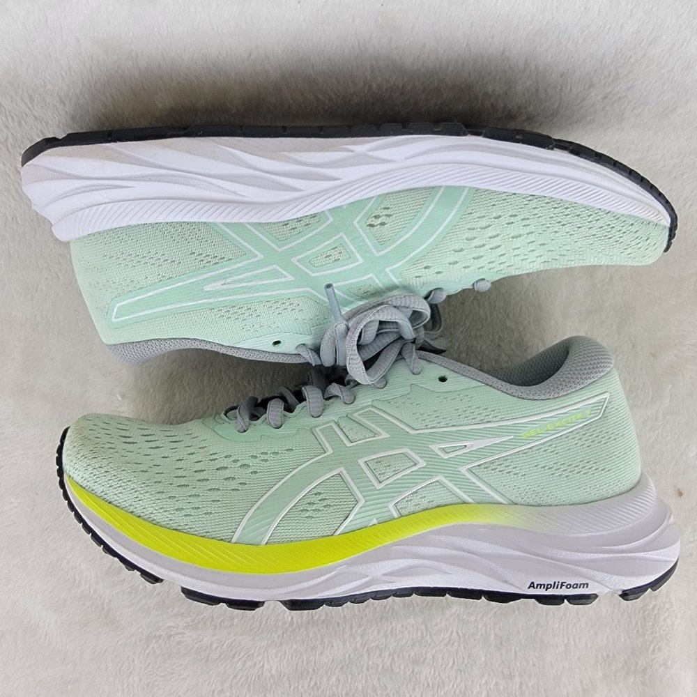 Asics Womens Gel -Excite 7 Mint Tint White Mesh Lace Up Low Top Sneakers Size 5 - Picture 7 of 10